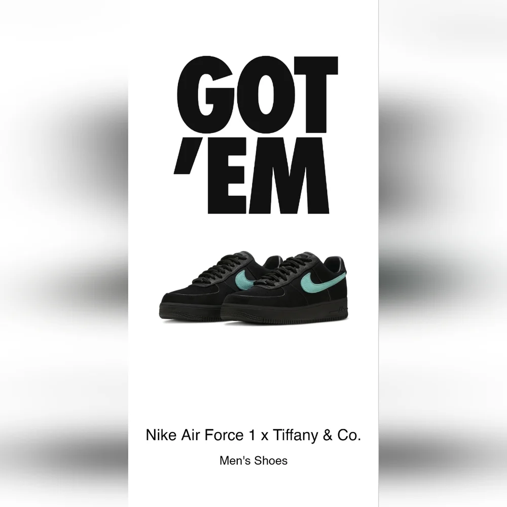 ****SOLD**** Tiffany Nike Air Force One - Picture 6 of 6